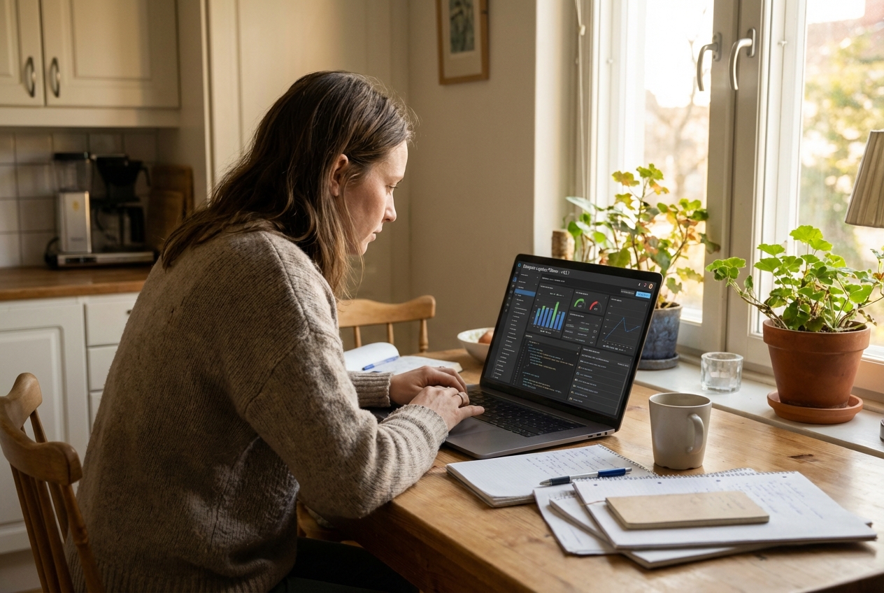 Domain expert building enterprise software from a kitchen table
